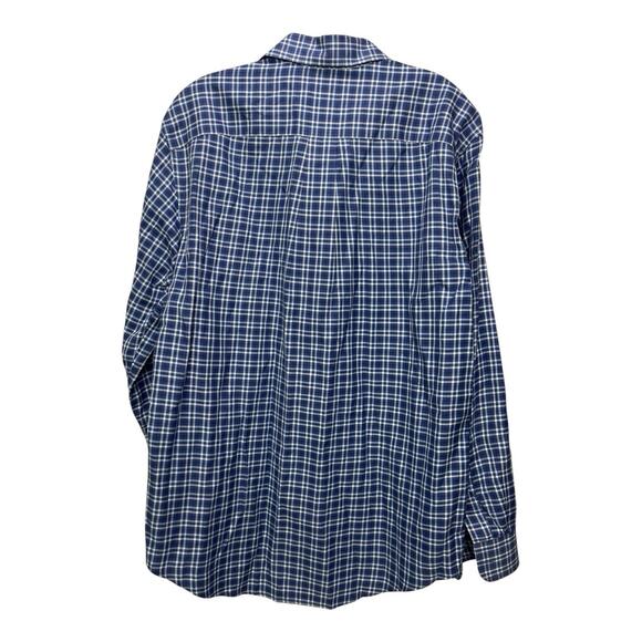 Vineyard Vines Mens Blue Plaid Long Sleeve Class Fit Tucker Button-Up Shirt Sz S - Picture 2 of 7